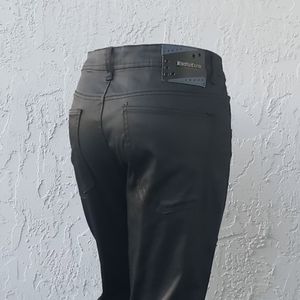 Men’s Kaalu Euro Men's Black Satin Denim